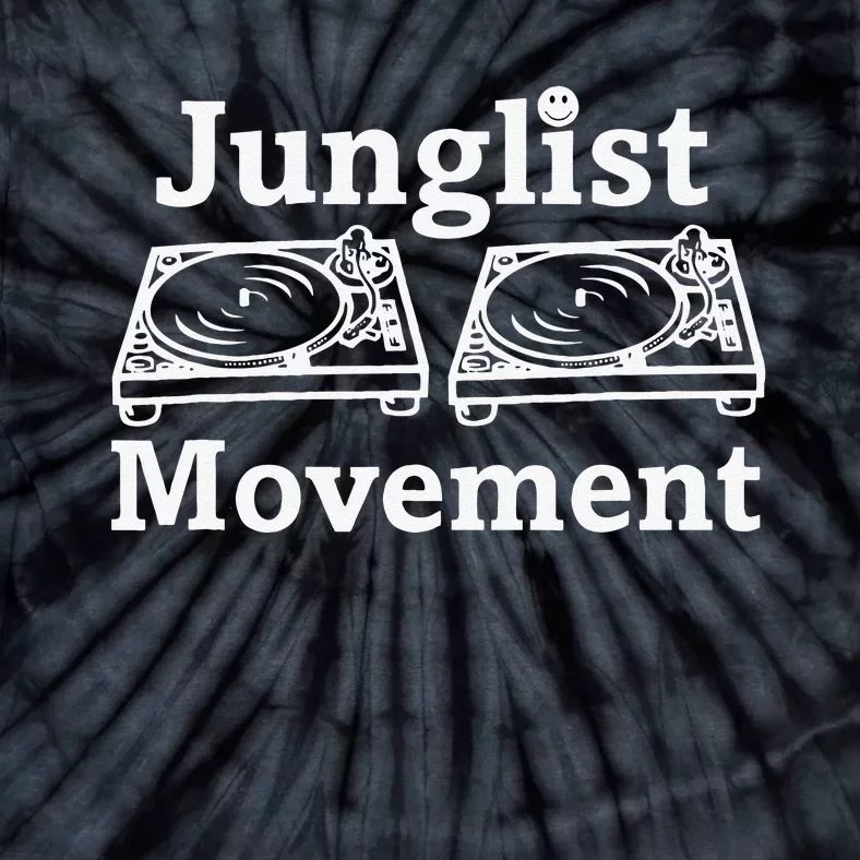 Junglist Movement Jungle Drum And Bass Music Design Tie-Dye T-Shirt