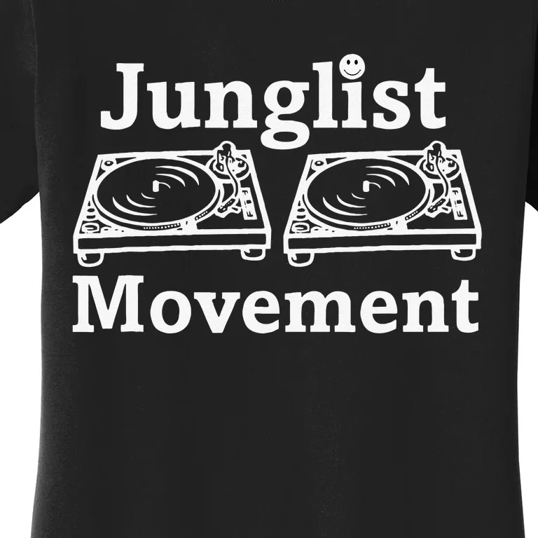 Junglist Movement Jungle Drum And Bass Music Design Women's T-Shirt