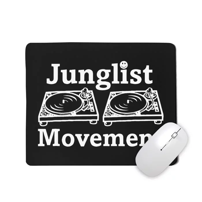 Junglist Movement Jungle Drum And Bass Music Design Mousepad