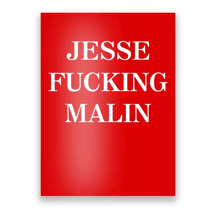 Jesse Malin Jesse Fucking Malin Poster