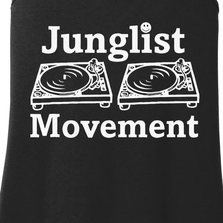 Junglist Movement Jungle Drum And Bass Music Design Ladies Essential Tank