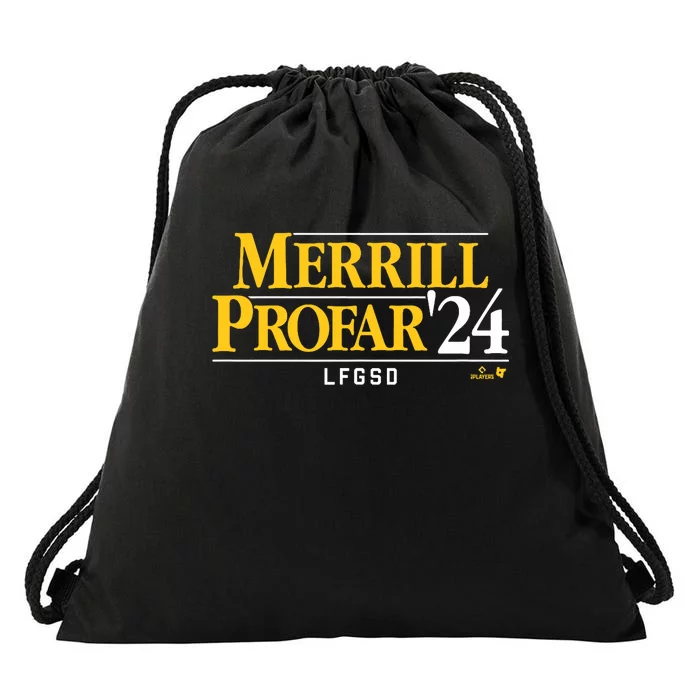 Jackson Merrill Jurickson Profar 24 San Diego Baseball Drawstring Bag