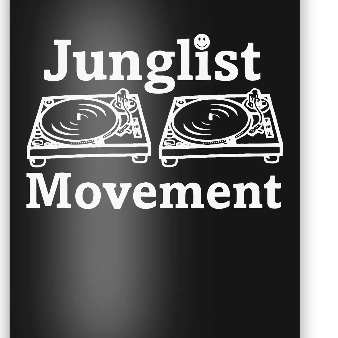 Junglist Movement Jungle Drum And Bass Music Design Poster