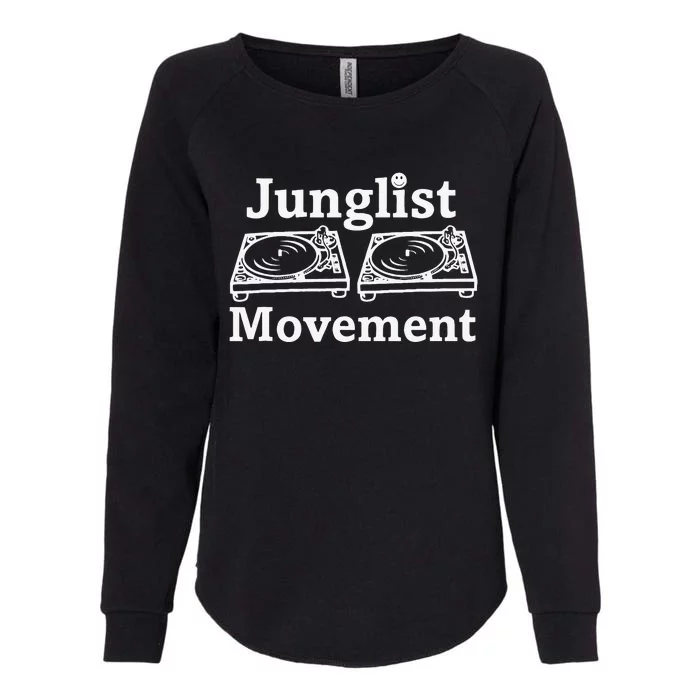 Junglist Movement Jungle Drum And Bass Music Design Womens California Wash Sweatshirt