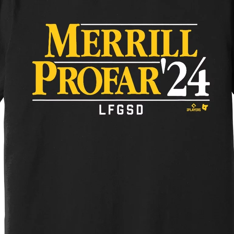 Jackson Merrill Jurickson Profar 24 San Diego Baseball Premium T-Shirt