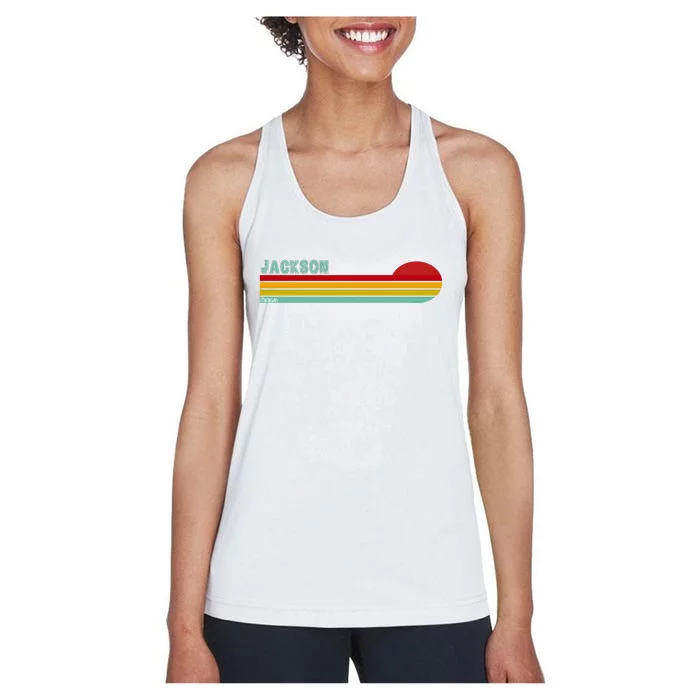 Jackson Michigan Women's Racerback Tank