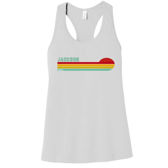 Jackson Michigan Women's Racerback Tank