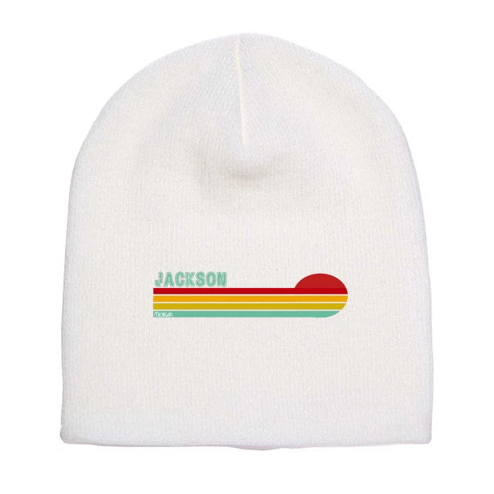 Jackson Michigan Short Acrylic Beanie