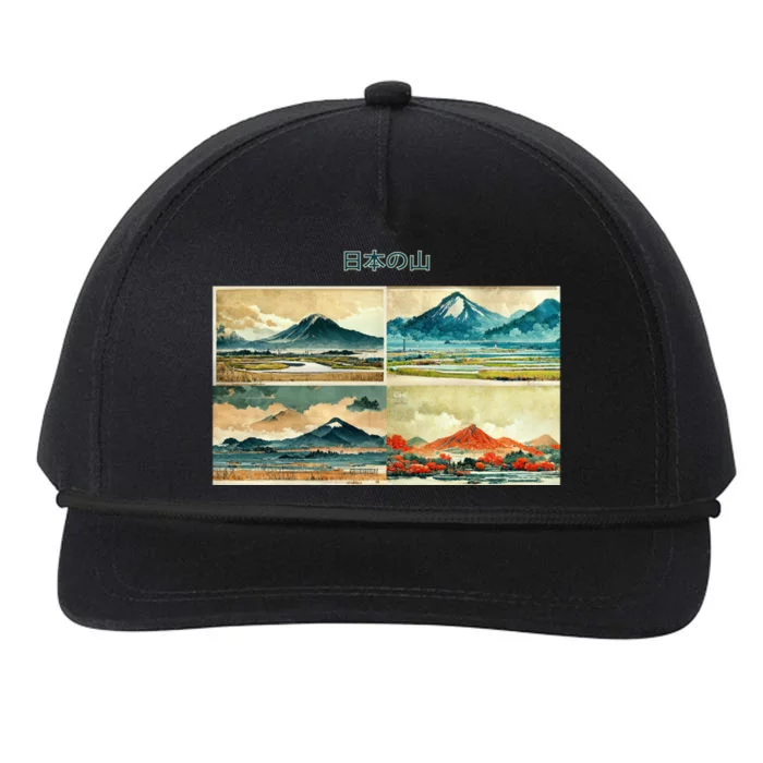 Japanese Mountain Snapback Five-Panel Rope Hat