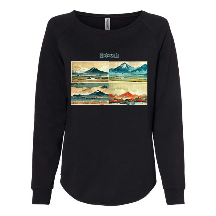 Japanese Mountain Womens California Wash Sweatshirt