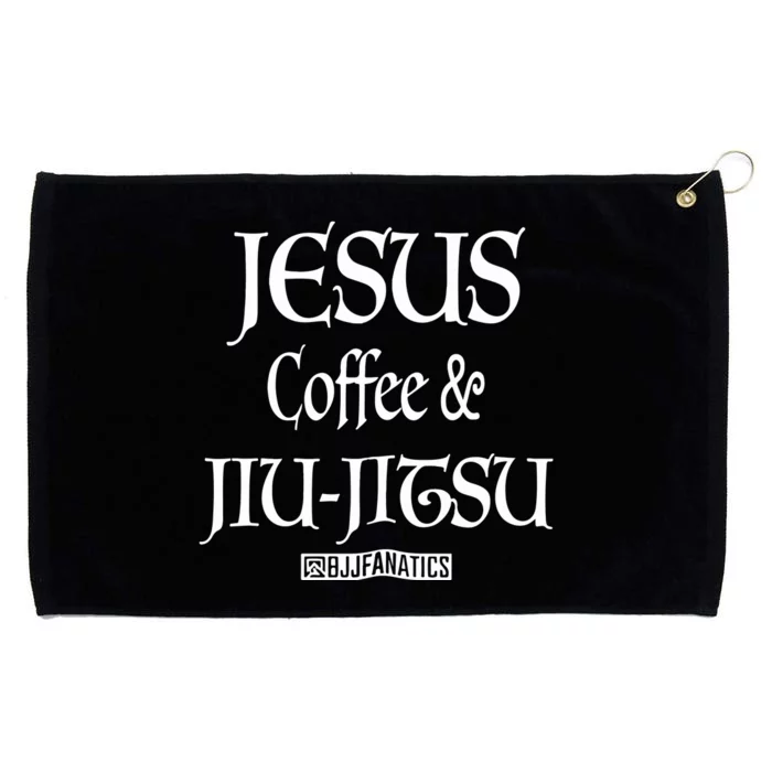 Joe Mazzulla Jesus Coffee Jiu Jitsu Grommeted Golf Towel