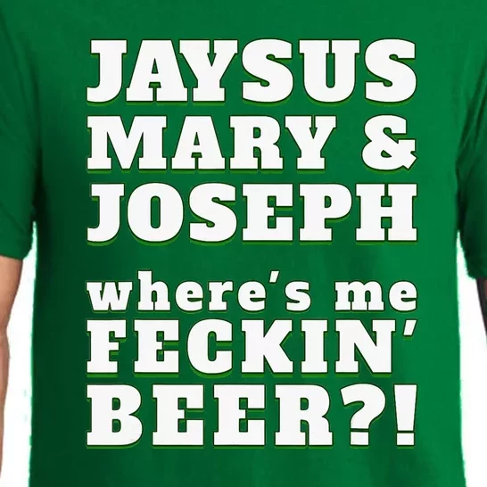 Jaysus Mary Joseph St. Patrick's Feck Beer Pajama Set