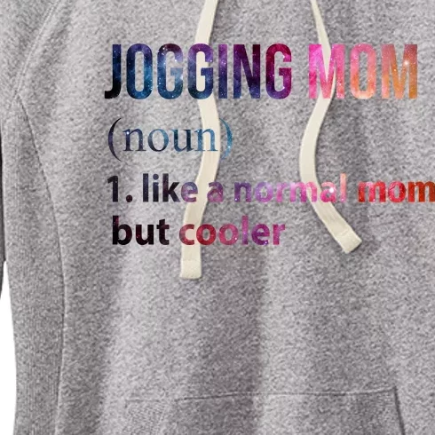 Jogging Mom Like A Normal Mom But Cooler Women's Fleece Hoodie