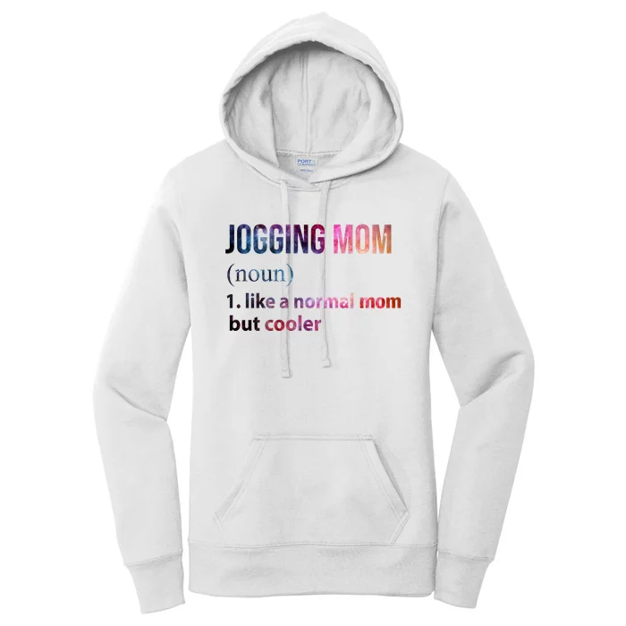 Jogging Mom Like A Normal Mom But Cooler Women's Pullover Hoodie