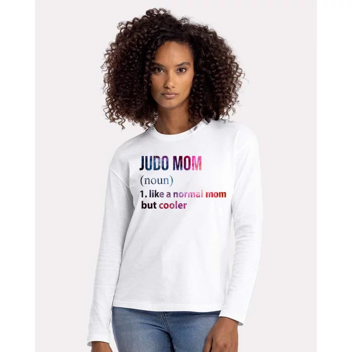 Judo Mom Like A Normal Mom But Cooler Womens Cotton Relaxed Long Sleeve T-Shirt