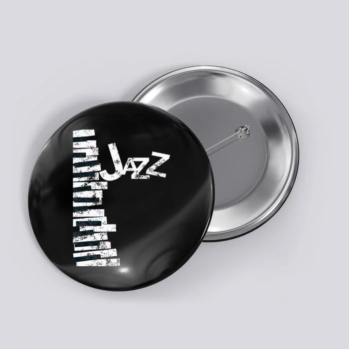 Jazz Music Lover Vintage Piano Jazz Button