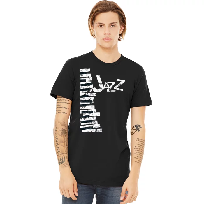 Jazz Music Lover Vintage Piano Jazz Premium T-Shirt