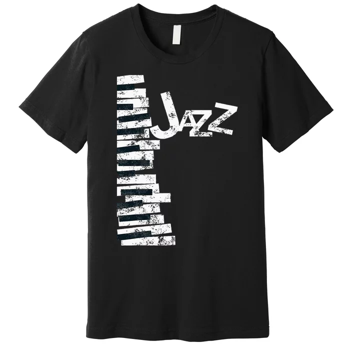 Jazz Music Lover Vintage Piano Jazz Premium T-Shirt