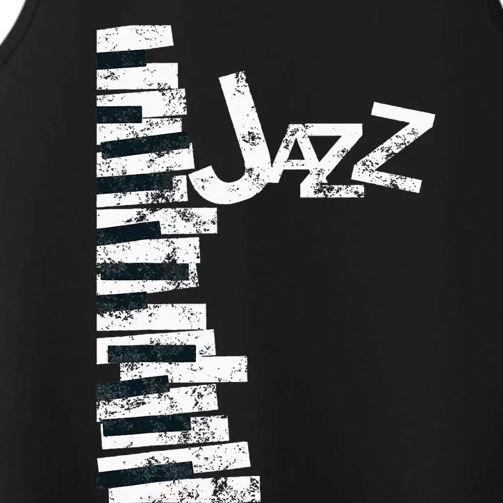 Jazz Music Lover Vintage Piano Jazz Performance Tank