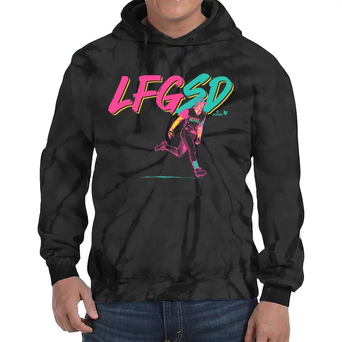 Jackson Merrill Lfgsd San Diego Baseball Tie Dye Hoodie