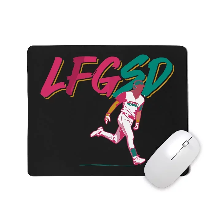 Jackson Merrill Lfgsd San Diego Padres Outfielder Mousepad