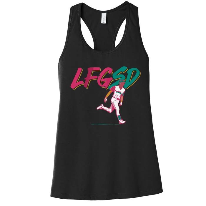 Jackson Merrill Lfgsd San Diego Padres Outfielder Women's Racerback Tank