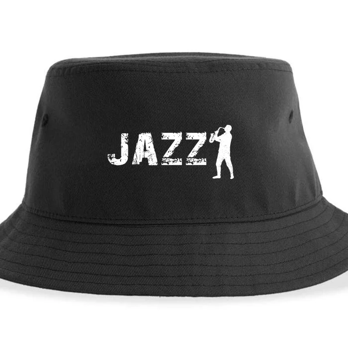 Jazz Musican Logo Sustainable Bucket Hat