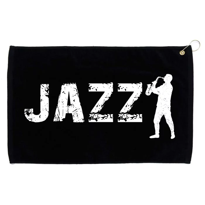 Jazz Musican Logo Grommeted Golf Towel