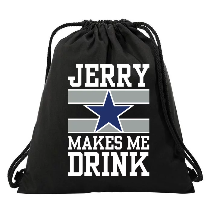 Jerry Makes Me Drink Drawstring Bag