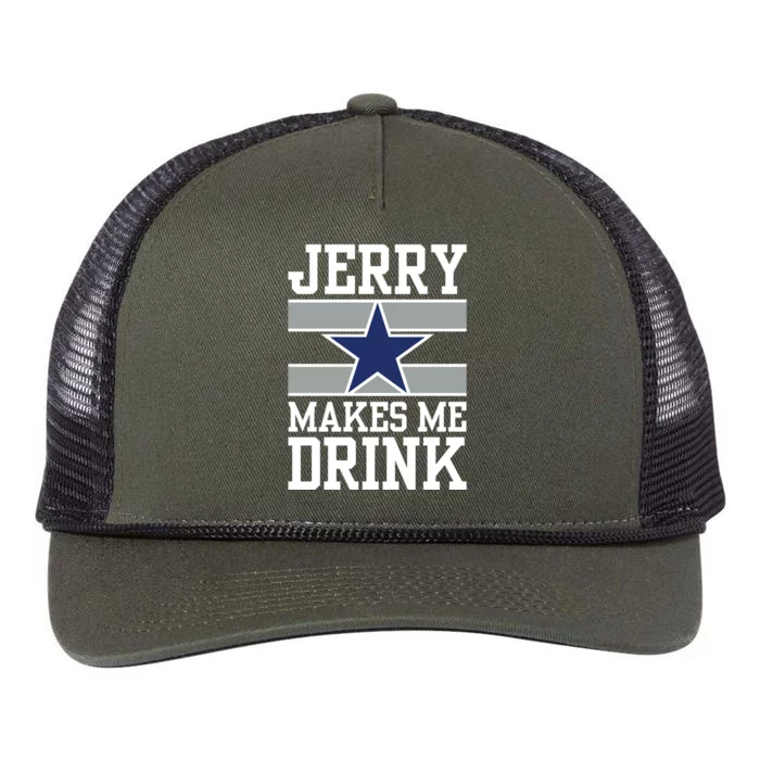 Jerry Makes Me Drink Retro Rope Trucker Hat Cap