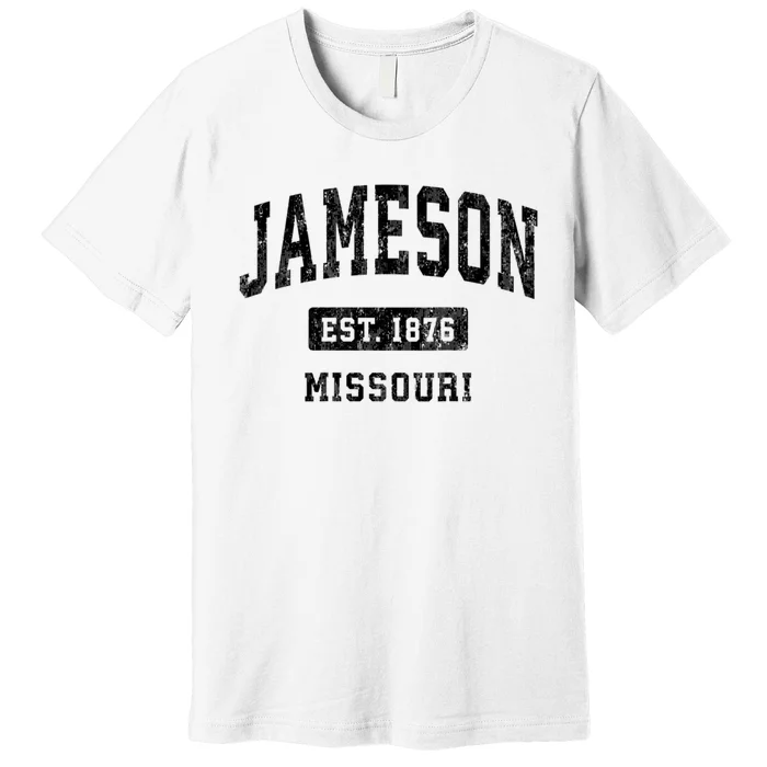 Jameson Missouri Mo Vintage Established Athletic Sports Design Premium T-Shirt