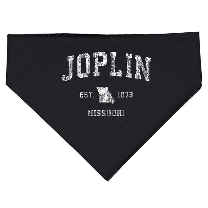 Joplin Missouri Mo Vintage Athletic Sports Design USA-Made Doggie Bandana