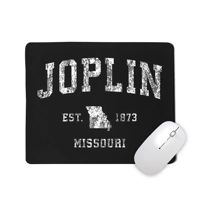 Joplin Missouri Mo Vintage Athletic Sports Design Mousepad