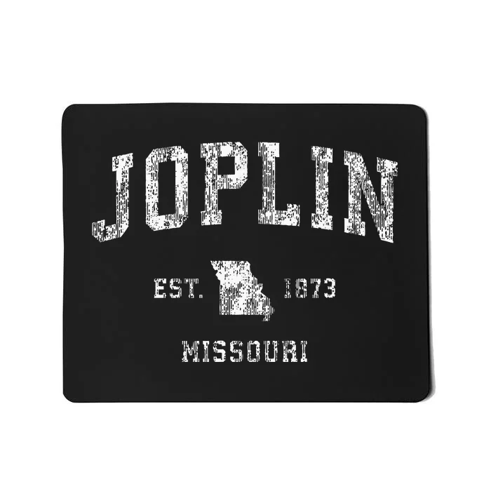 Joplin Missouri Mo Vintage Athletic Sports Design Mousepad