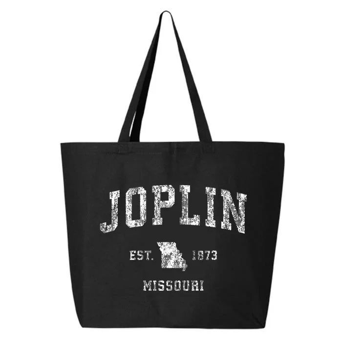 Joplin Missouri Mo Vintage Athletic Sports Design 25L Jumbo Tote