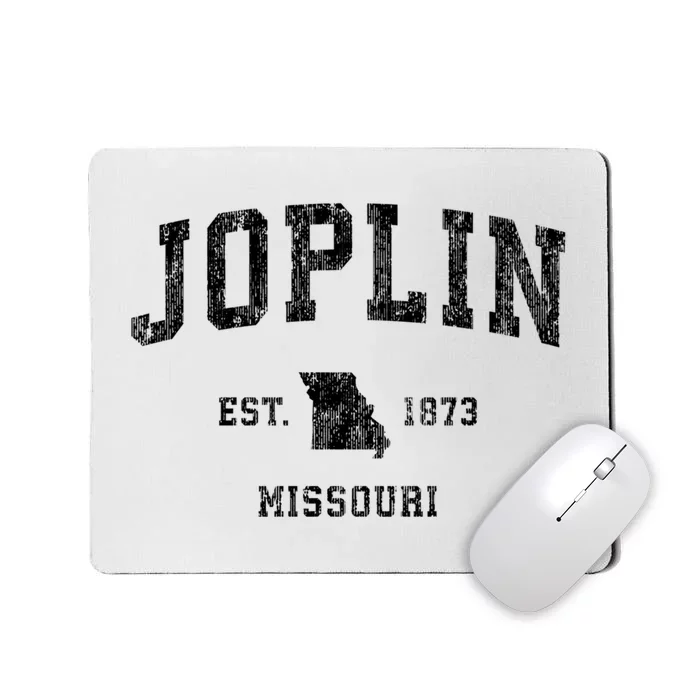 Joplin Missouri Mo Vintage Established Athletic Sports Design Mousepad