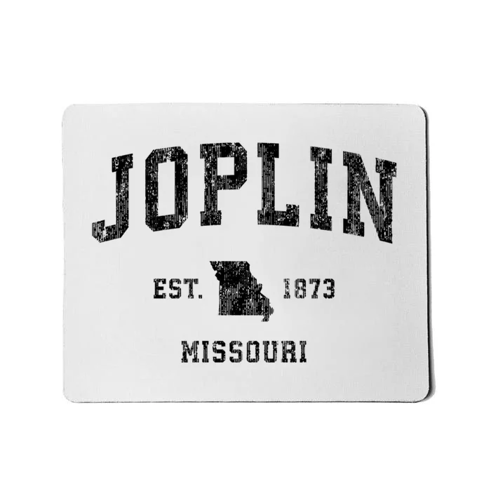 Joplin Missouri Mo Vintage Established Athletic Sports Design Mousepad