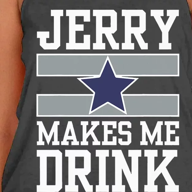 Jerry Makes Me Drink Women's Knotted Racerback Tank