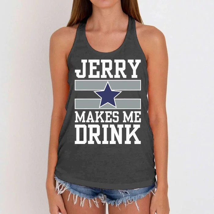 Jerry Makes Me Drink Women's Knotted Racerback Tank