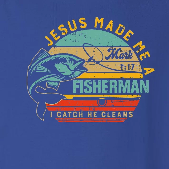 Jesus Made Me A Fisher Of Man Christian Toddler Long Sleeve Shirt