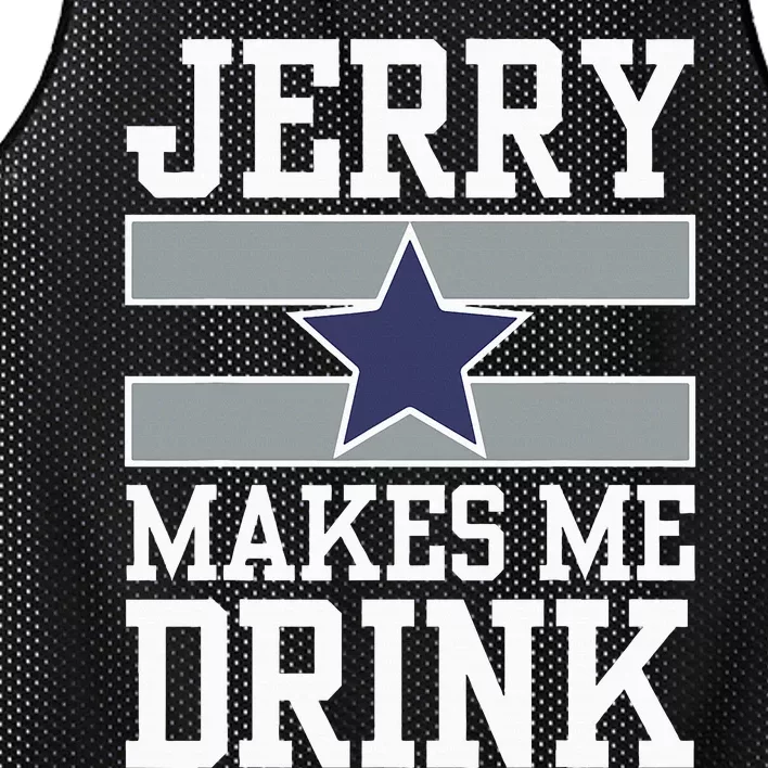 Jerry Makes Me Drink Mesh Reversible Basketball Jersey Tank