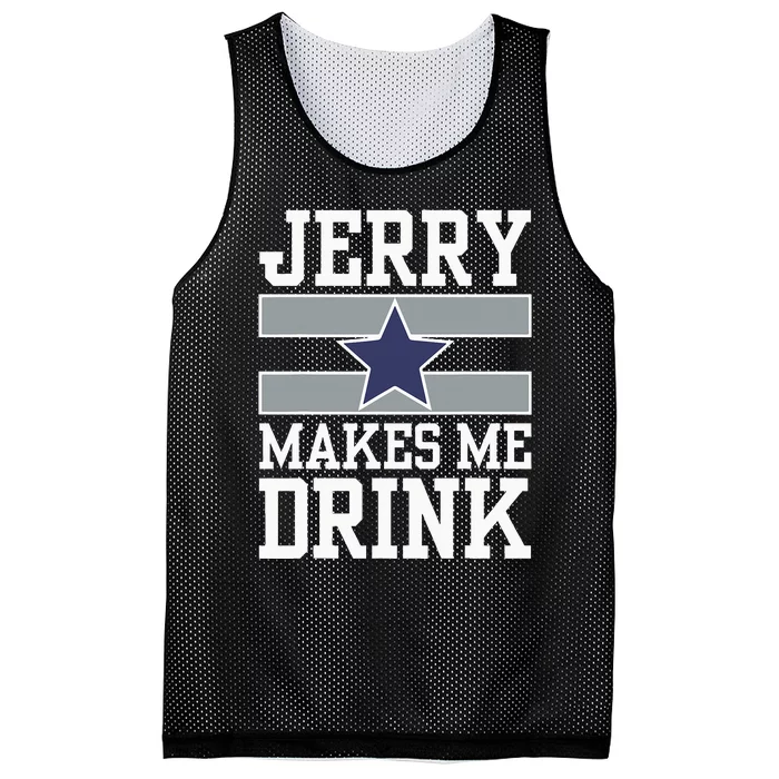 Jerry Makes Me Drink Mesh Reversible Basketball Jersey Tank