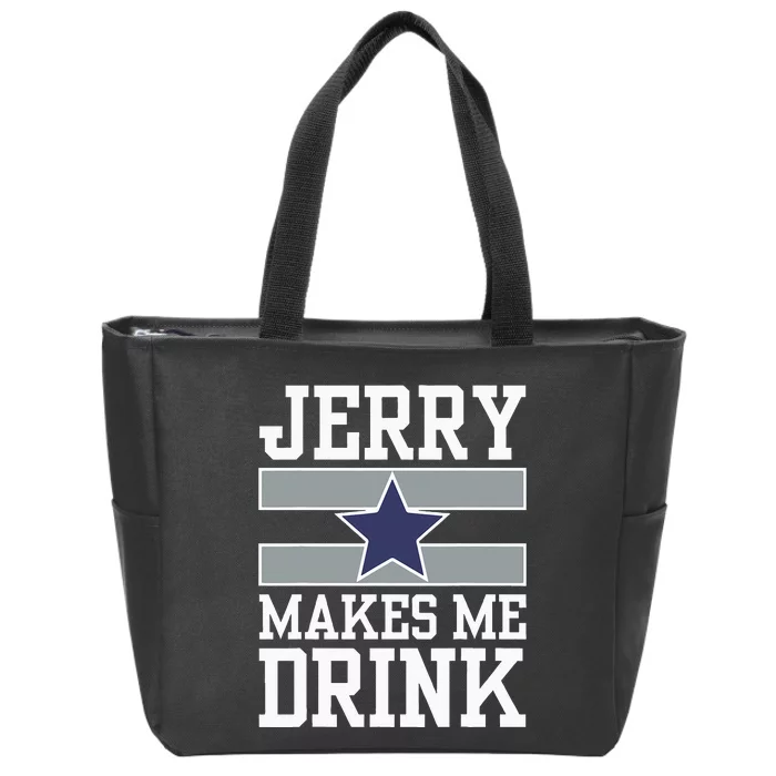 Jerry Makes Me Drink Zip Tote Bag