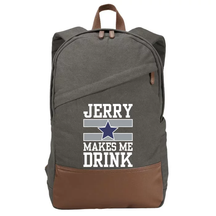 Jerry Makes Me Drink Cotton Canvas Backpack