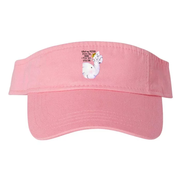 Just My Mother Forever My Friend Always Year Little Gir'l Valucap Bio-Washed Visor