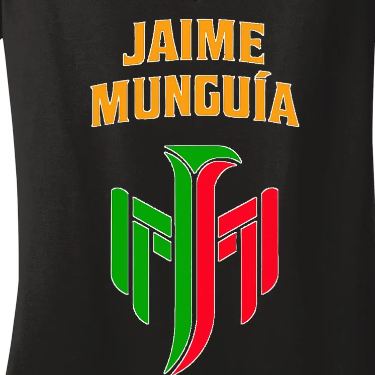 Jaime Munguia Mexican Mexico Lover Women's V-Neck T-Shirt