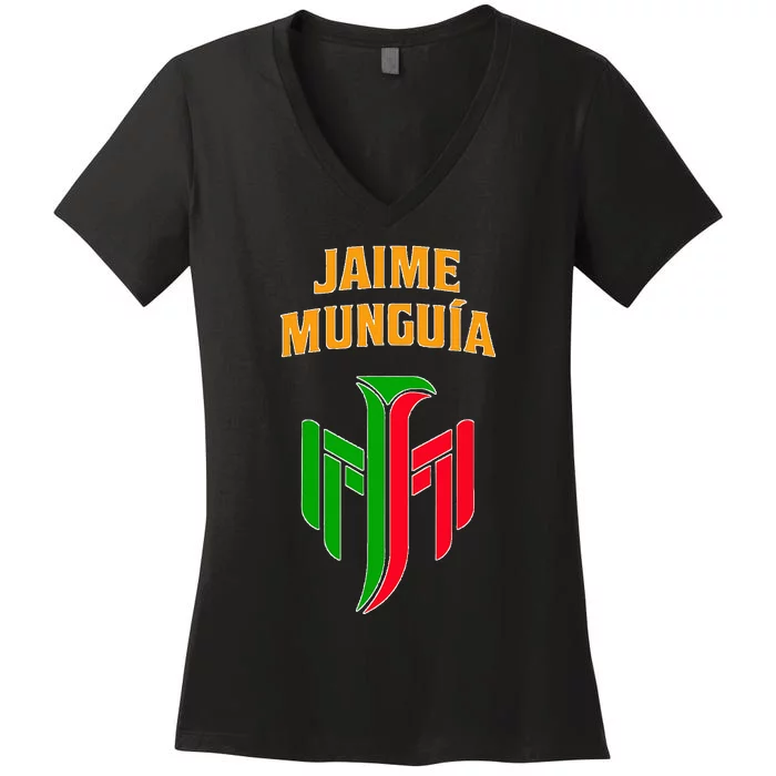 Jaime Munguia Mexican Mexico Lover Women's V-Neck T-Shirt