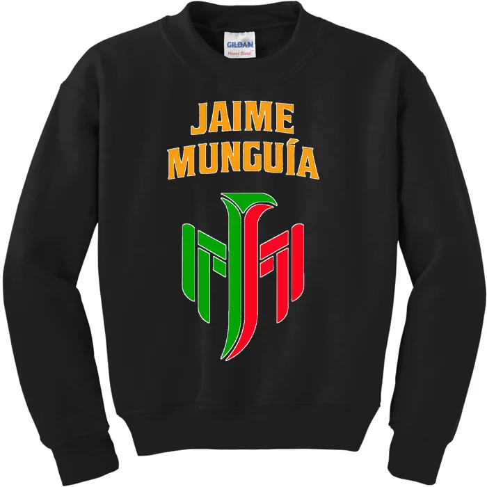 Jaime Munguia Mexican Mexico Lover Kids Sweatshirt