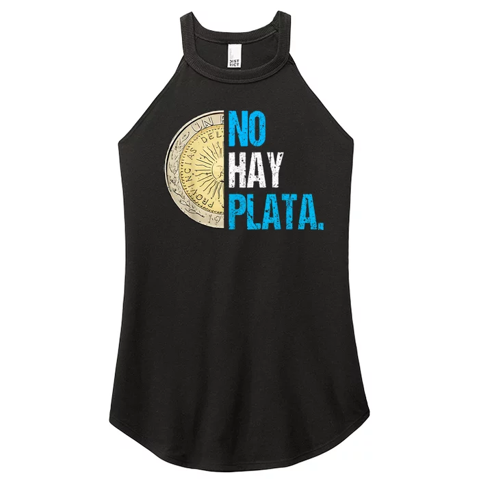 Javier Milei No Hay Plata Coherencia Por Favor Libertarismo Women’s Perfect Tri Rocker Tank