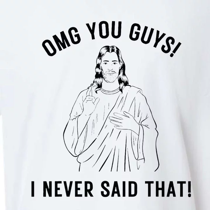 Jesus Meme Omg You Guys I Never Said That Sueded Cloud Jersey T-Shirt